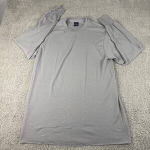 Vintage Duofold long-sleeved thermal base layer shirt in grey Wool Blend XL